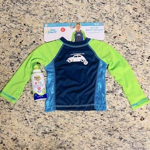 Sunscreen and Boy’s Swim Tee Bundle